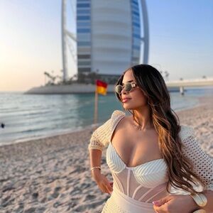 Beige Beach Dress 🤍